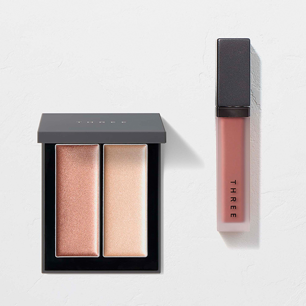 THREE グロー デュオ R ＆ リップジェム セット