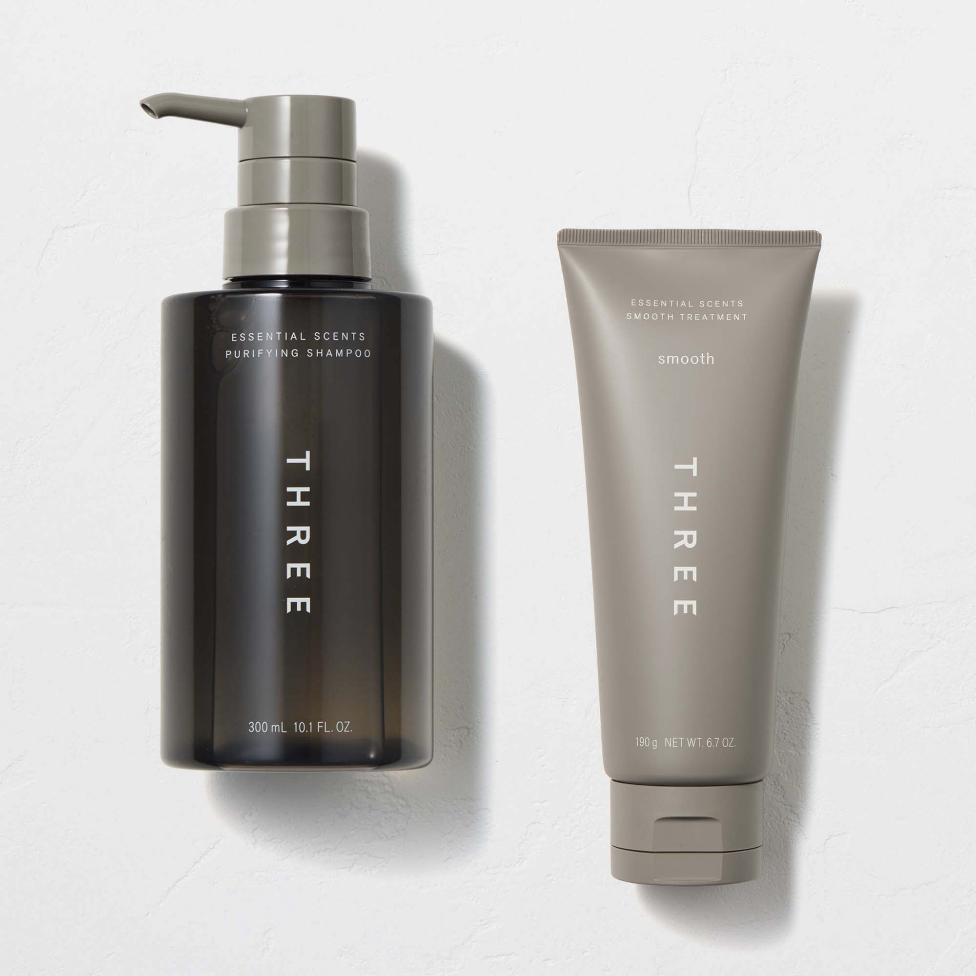 THREE エッセンシャルセンツ シャンプー & トリートメント セット