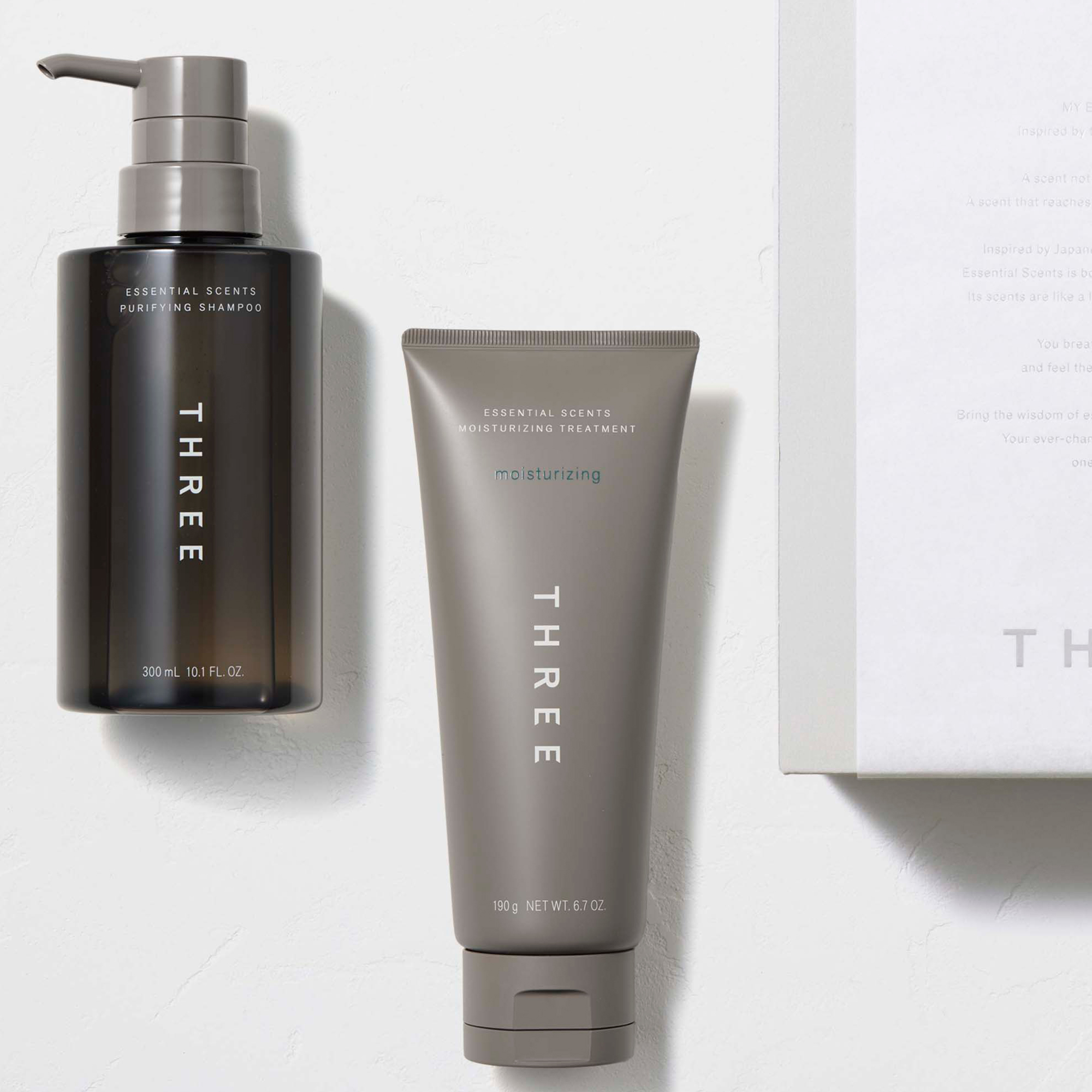 THREE エッセンシャルセンツ ヘア リチュアル セット