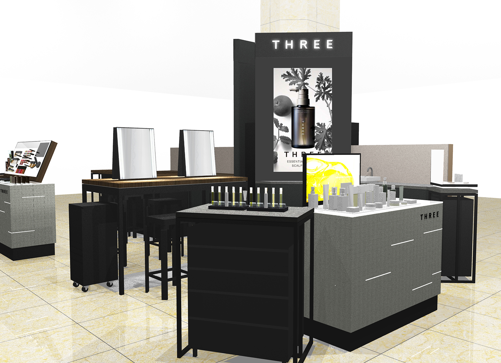 THREE 大丸心斎橋店 リニューアルオープン