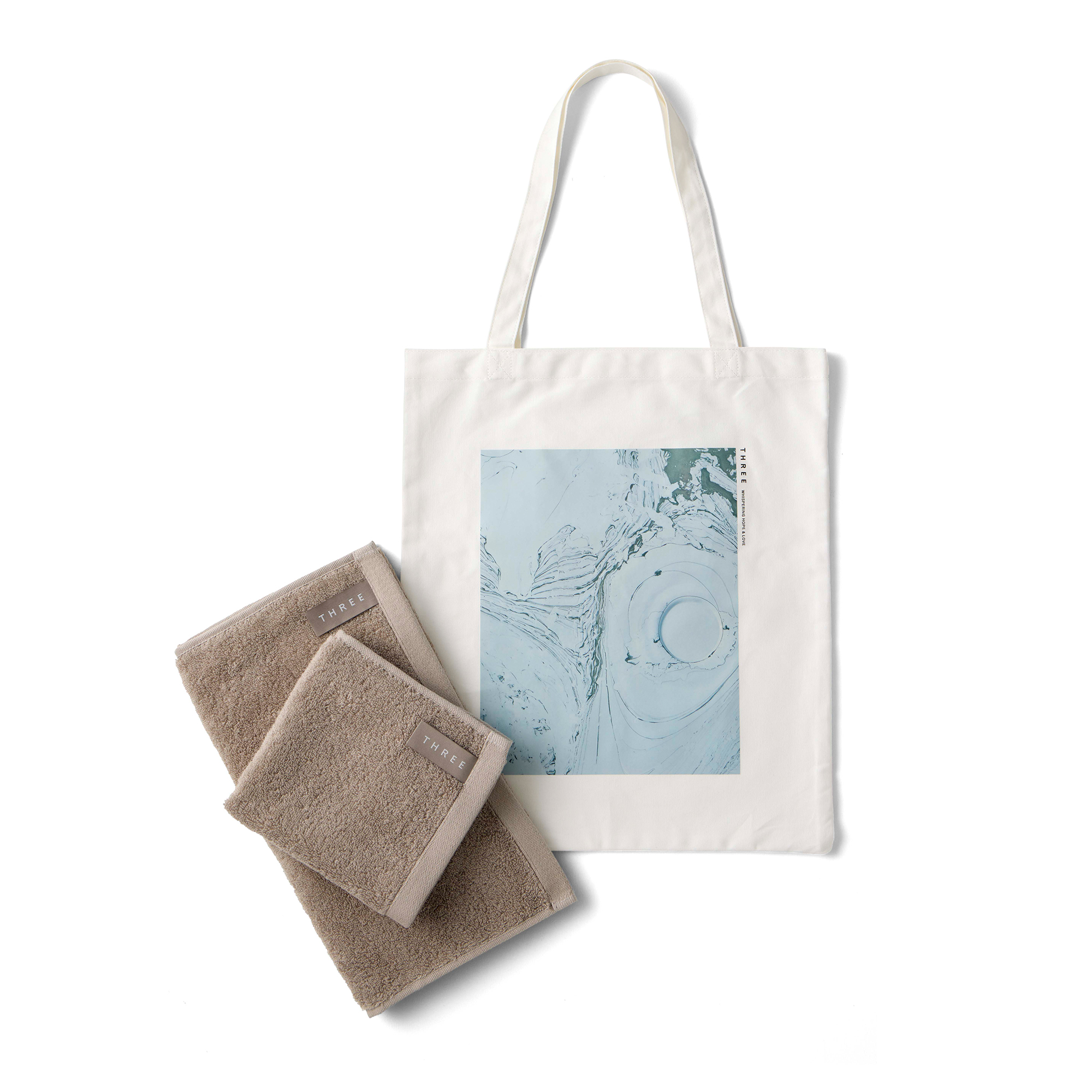 THREE ウィンターギフト トートバッグ&タオル ホリデーコレクション 2025 2