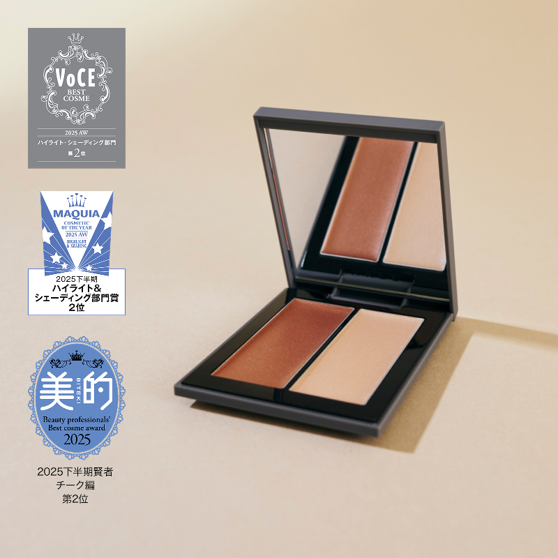 THREE 2025年下半期 ベストコスメ シマリング グロー デュオ R