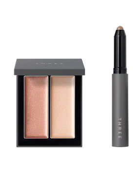 THREE ベースメイク 2026 肌の作り方 シマリング グロー デュオ R ディメンショナル シェイディングワンド