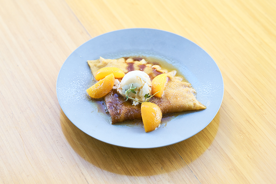 杏子のクレープシュゼット（VG）[小麦]