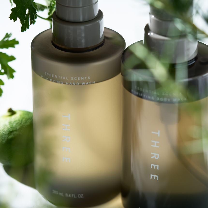 THREE エッセンシャルセンツ ボディリチュアル セット ショッピングバッグなし