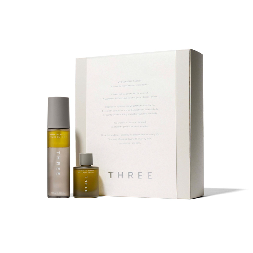THREE エッセンシャルセンツ ヘアスタイリング セット ショッピングバッグなし