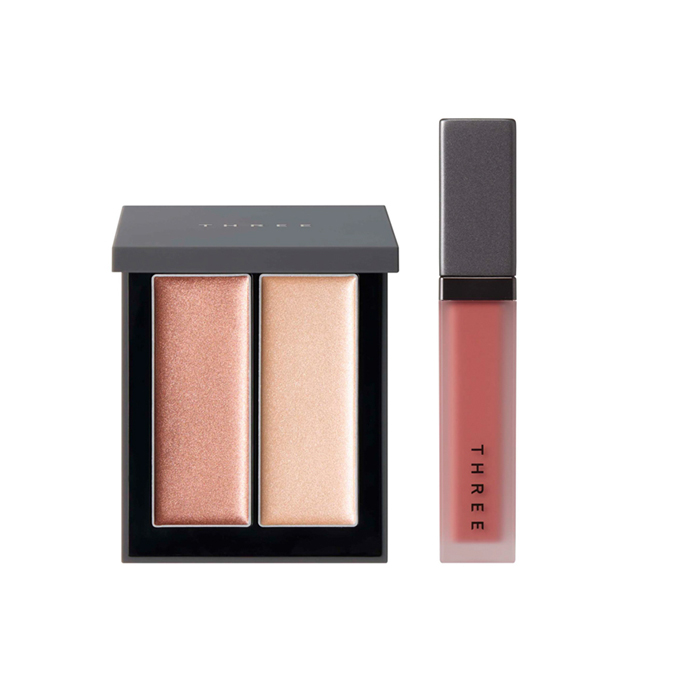 THREE グロー デュオ R ＆ リップジェム セット