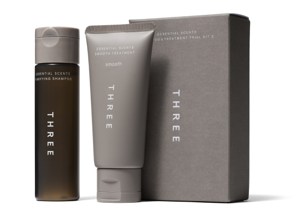 THREE エッセンシャルセンツ ヘアケア シャンプー & トリートメント トライアルキット S